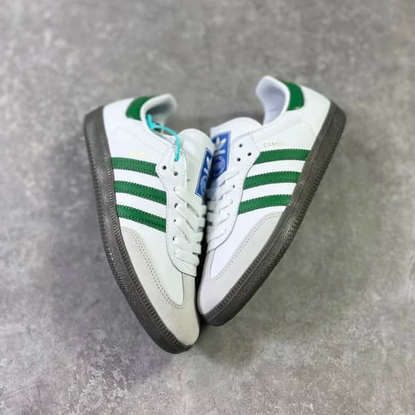 آدیداس سامبا فوتور وایت گرین adidas Samba OG Footwear White Green — تصویر ۲