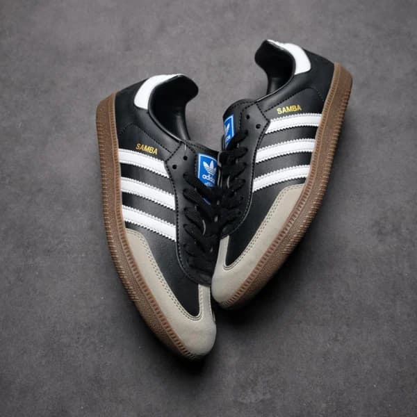 آدیداس سامبا وگان بلک گام adidas Samba Vegan Black Gum — تصویر ۲