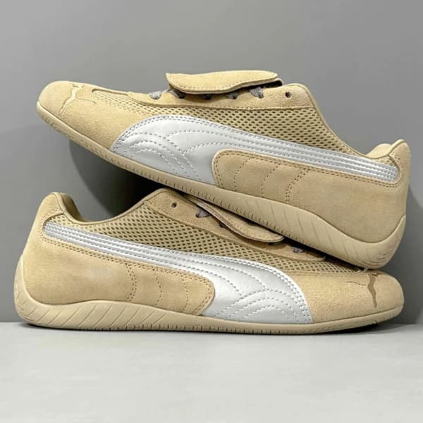 کفش پوما اسپیدکت رنگ شنی Puma Speedcat OPEN YY Prairie Tan — تصویر ۴