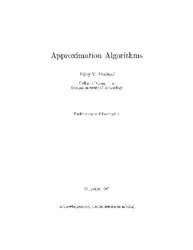 دانلود کتاب Approximation algorithms
