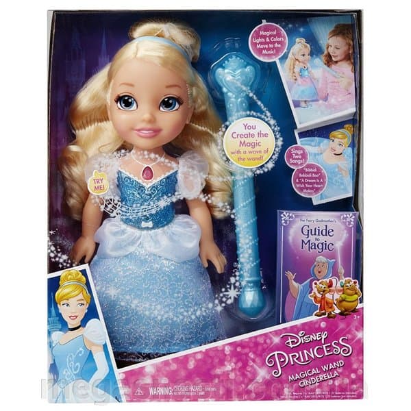 عروسک سیندرلا با عصای جادویی Jakks Pacific — تصویر ۳