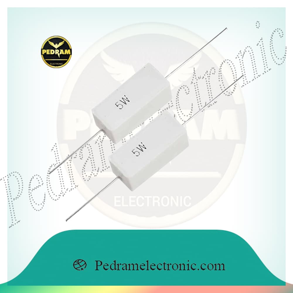 RES 100R 5W 100R5W 5W100R مفاومت اجری 100اهم 5وات