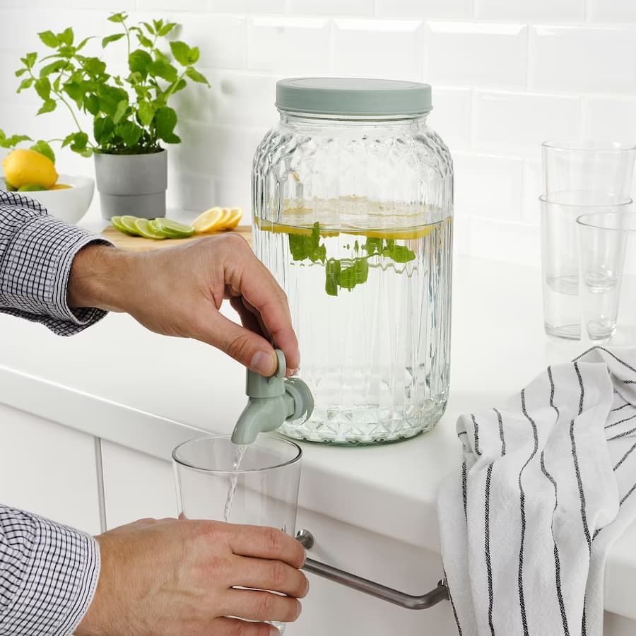 کلمن شیشه‌ای ایکیا IKEA-SOMMARFLADER — تصویر ۴