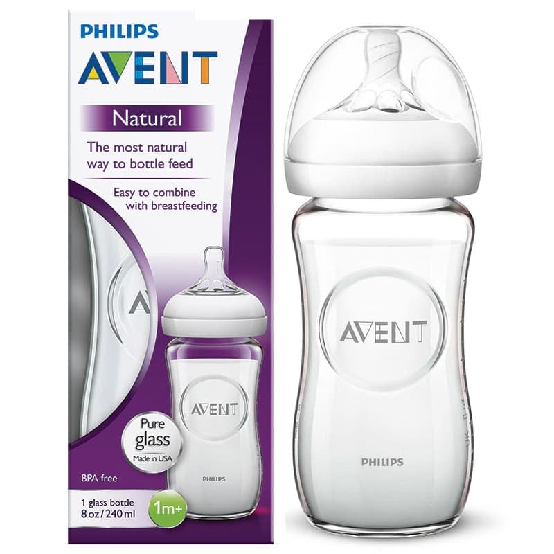 شیشه شیر نچرال پیرکس 240 میلی لیتر اونت Avent