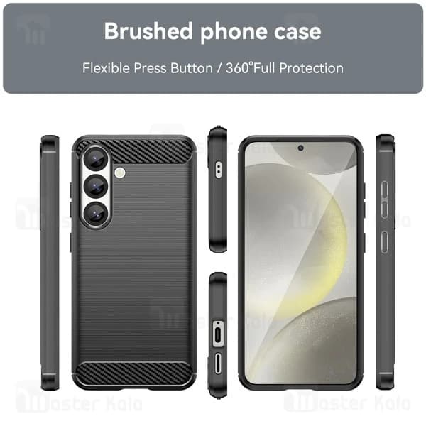 قاب فیبر کربنی سامسونگ Samsung Galaxy S25 Plus Rugged Armor Fiber Carbon — تصویر ۳