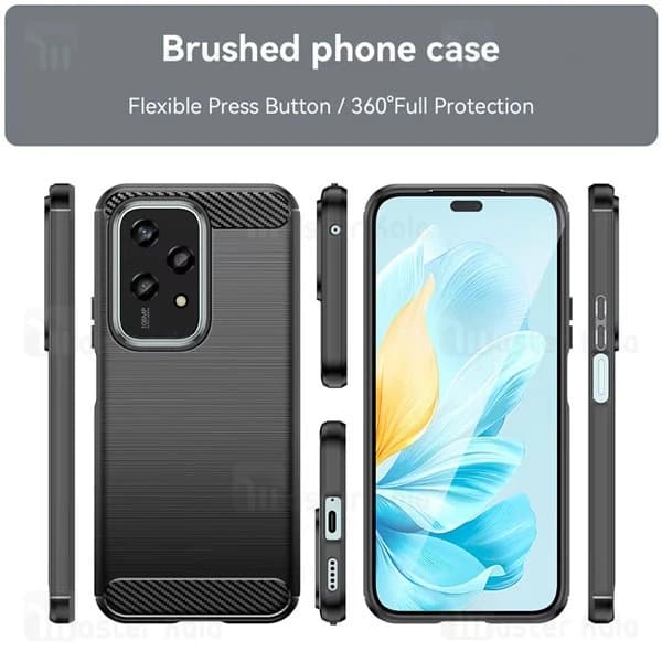 قاب فیبر کربنی Honor 200 Lite Rugged Armor Fiber Carbon — تصویر ۳