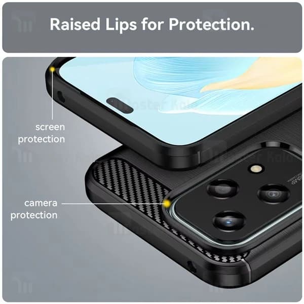 قاب فیبر کربنی Honor 200 Lite Rugged Armor Fiber Carbon — تصویر ۷
