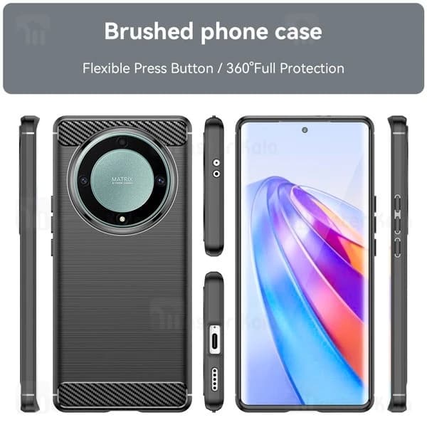 قاب فیبر کربنی Honor Magic5 Lite Rugged Armor Fiber Carbon — تصویر ۳