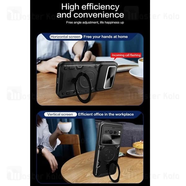 قاب ضد ضربه مگنتی گوگل Google Pixel 8 Pro Magnetic Support Case دارای محافظ دوربین — تصویر ۶