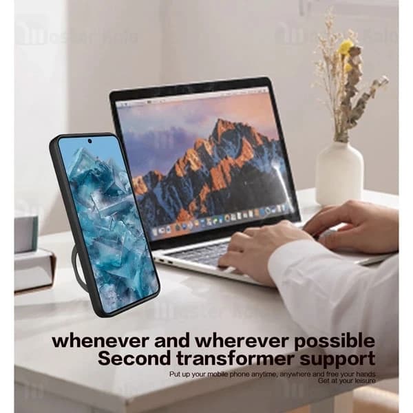 قاب ضد ضربه مگنتی گوگل Google Pixel 8 Pro Magnetic Support Case دارای محافظ دوربین — تصویر ۸