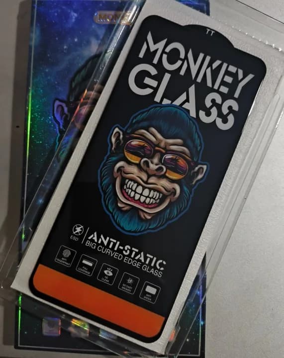 گلس تمام صفحه تمام چسب مانکی Xiaomi Poco X6 Pro 5G / Redmi K70E Monkey Anti Static Glass — تصویر ۸