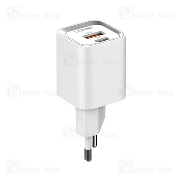 شارژر دیواری الدینیو Ldnio A2318C توان 20 وات همراه با کابل — تصویر ۲