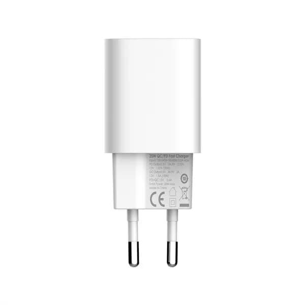 شارژر دیواری الدینیو Ldnio A2318C توان 20 وات همراه با کابل — تصویر ۱۰