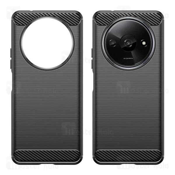 قاب فیبر کربنی شیائومی Xiaomi Redmi A3 / Poco C61 Rugged Armor Fiber Carbon — تصویر ۴