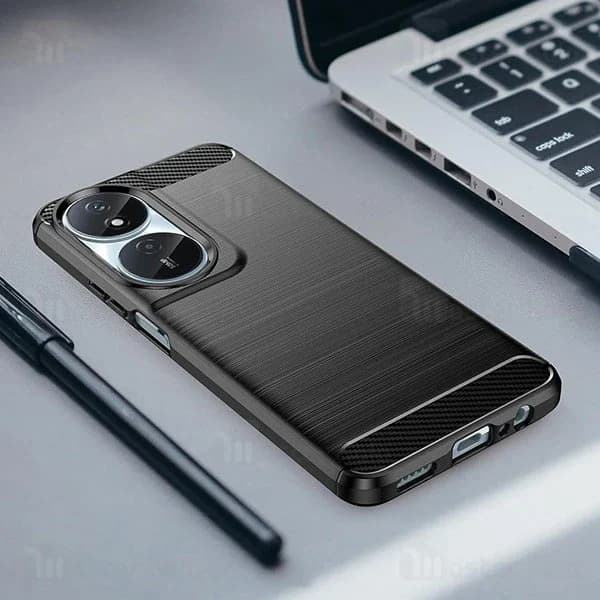 قاب فیبر کربنی هانر Honor X7b / Play 50 Plus Rugged Armor Fiber Carbon — تصویر ۳