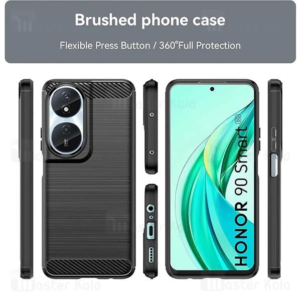 قاب فیبر کربنی هانر Honor X7b / Play 50 Plus Rugged Armor Fiber Carbon — تصویر ۷