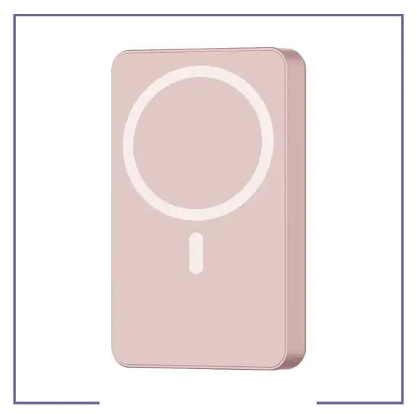 پاوربانک مگ سیف 10000 پاورولوژی Powerology Magsafe Aluminum Power Bank PPBCHA34 – dessert titanium — تصویر ۵