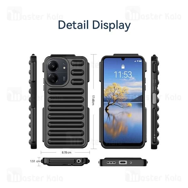 قاب پافر ضد ضربه شیائومی Xiaomi Poco C65 TPU Capsule Shockproof — تصویر ۵