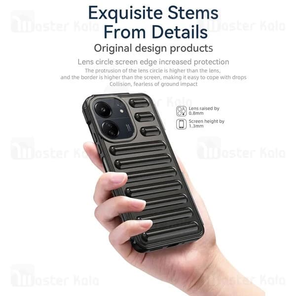 قاب پافر ضد ضربه شیائومی Xiaomi Poco C65 TPU Capsule Shockproof — تصویر ۴