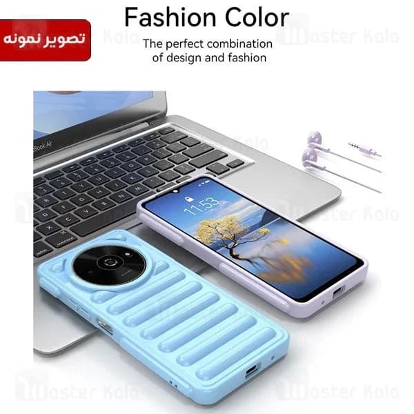 قاب پافر ضد ضربه شیائومی Xiaomi Poco C61 TPU Capsule Shockproof — تصویر ۴