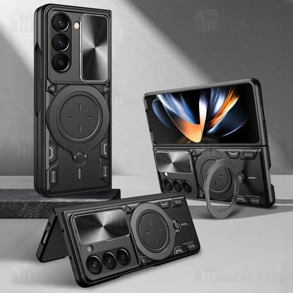 قاب ضد ضربه مگنتی سامسونگ Samsung Galaxy Z Fold6 Magnetic Support Case دارای محافظ دوربین — تصویر ۶