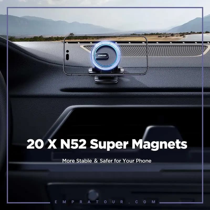 هولدر مگنتی رو داشبوردی جویروم JOYROOM JR-ZS366 Magnetic Phone Mount — تصویر ۴