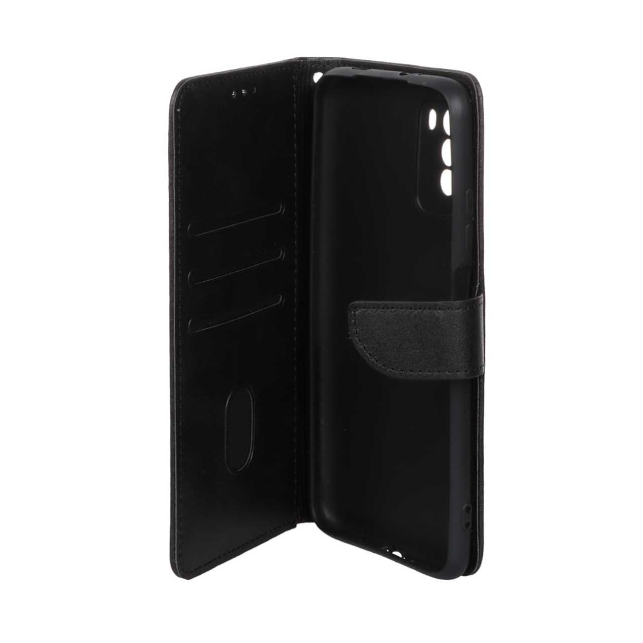 کیف چرمی موبایل مگنتی Samsung Galaxy A70 / A70s – مشکی — تصویر ۲