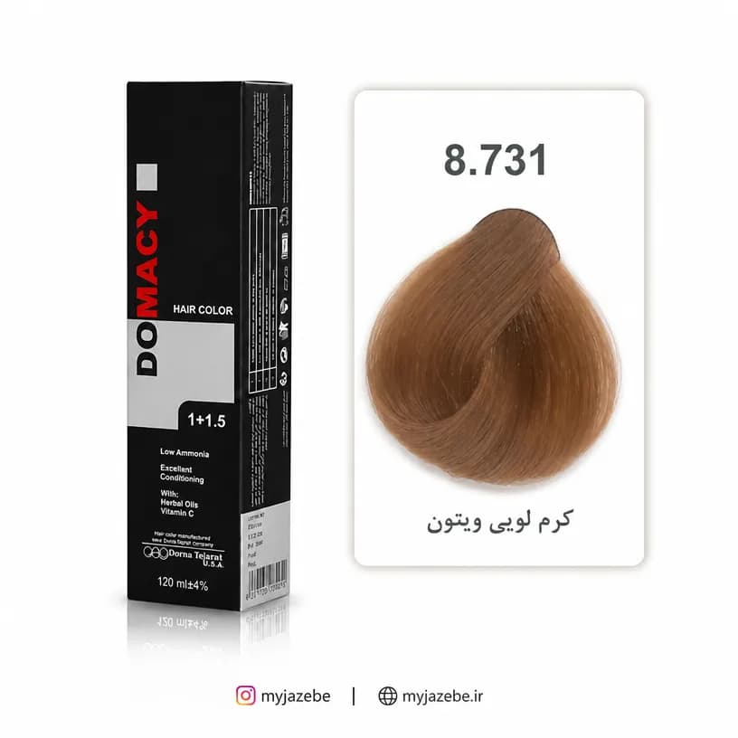 رنگ مو دوماسی 8.731