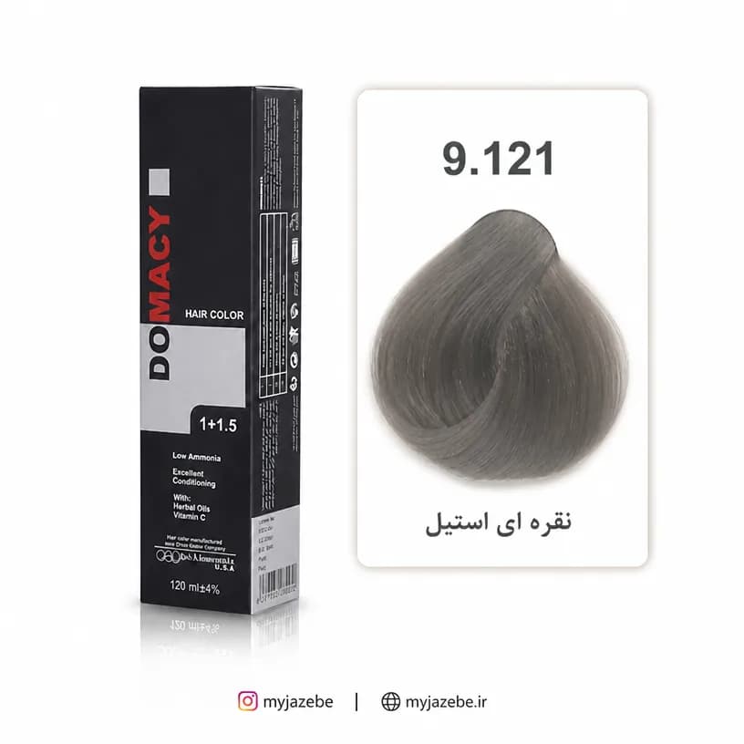رنگ مو دوماسی 9.121