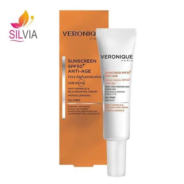 کرم ضد آفتاب بهبود دهنده چروک SPF50 ورونیک 40 میل