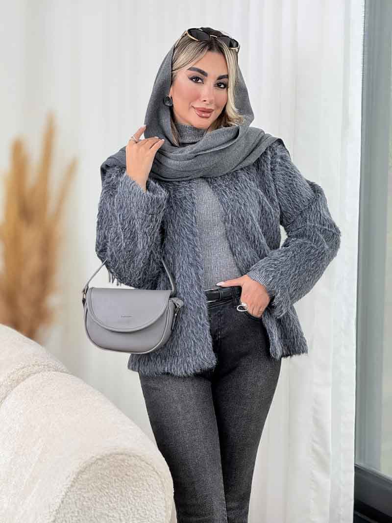 پالتو جلو باز نوشین کد 8592 — تصویر ۲