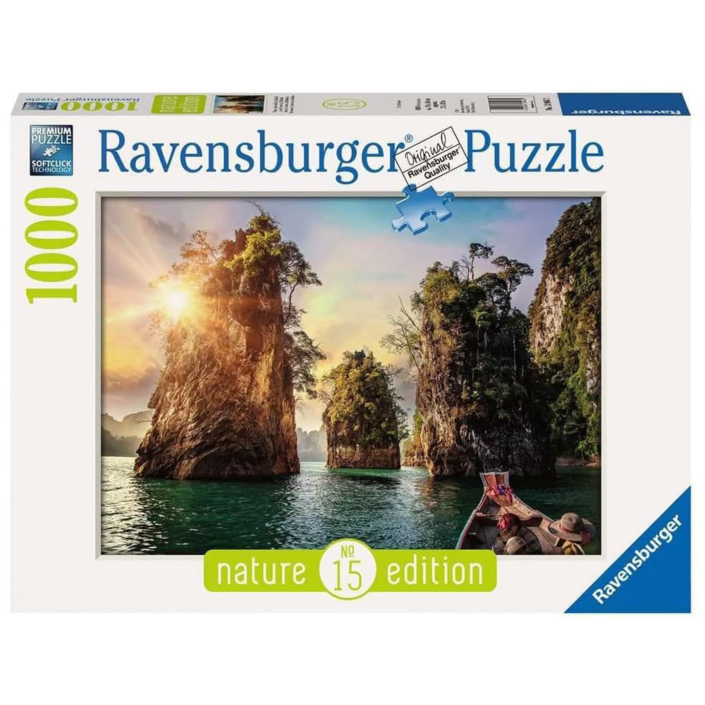 پازل 1000 قطعه Ravensburger طرح صخرههای سه تایی در چیو