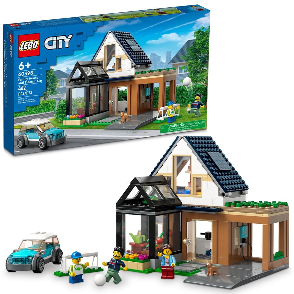 لگو City مدل Family House and Electric Car 60398