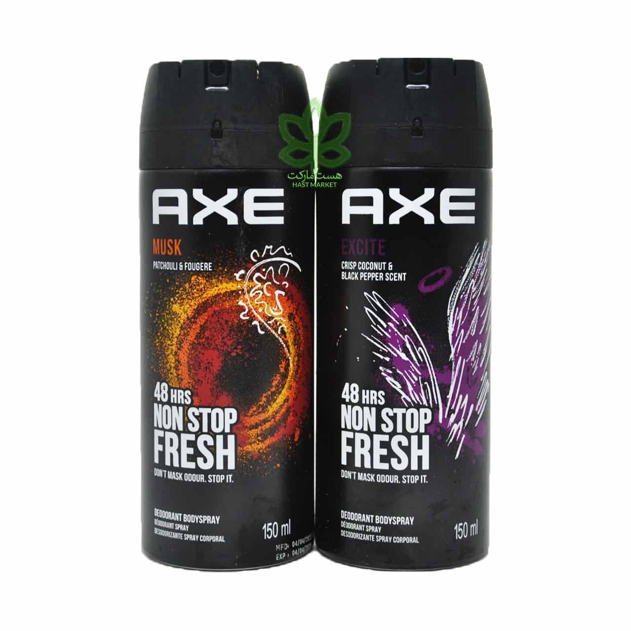 اسپری دئودورانت مردانه ماسک ( پاچولی و فوگر ) 150 میل اکس – axe — تصویر ۳
