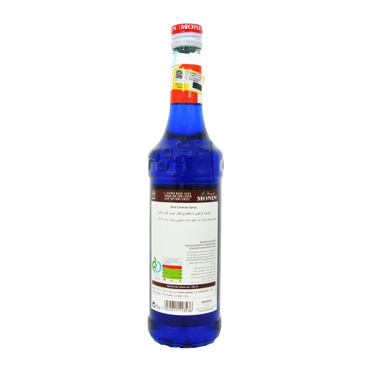 سیروپ بلو کاراسائو ۷۰۰ میل مونین – monin — تصویر ۲