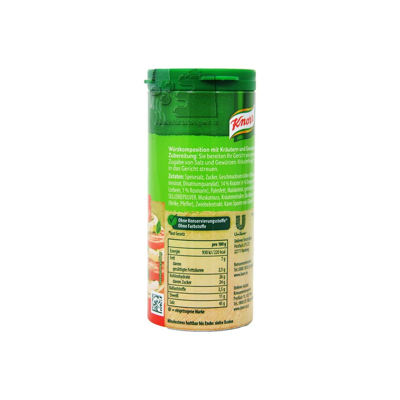 ادویه سبزیجات ایتالیایی 60 گرم کنور – knorr — تصویر ۳
