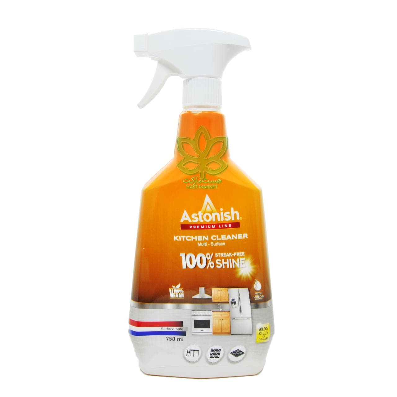 اسپری پاک کننده سطوح آشپزخانه ( گند زدا ) 750 میل استونیش – astonish