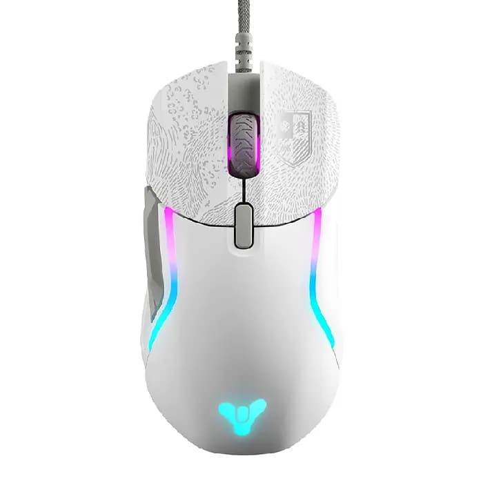 موس گیمینگ SteelSeries مدل Rival 5 طرح بازی Destiny 2