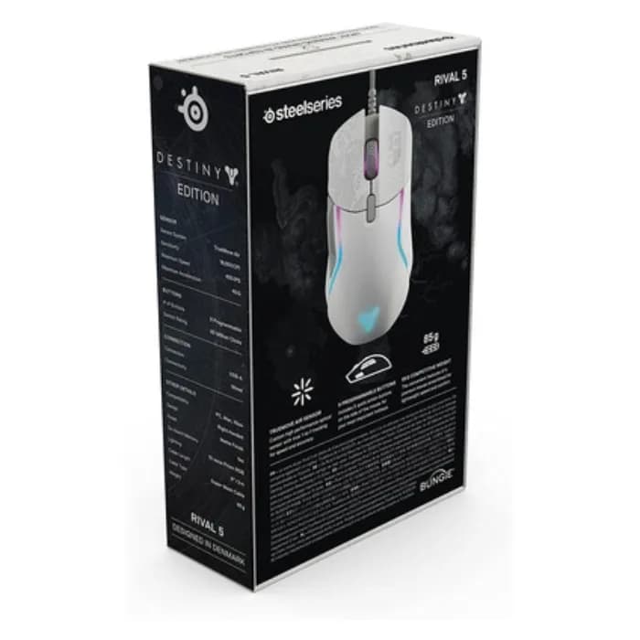 موس گیمینگ SteelSeries مدل Rival 5 طرح بازی Destiny 2 — تصویر ۵