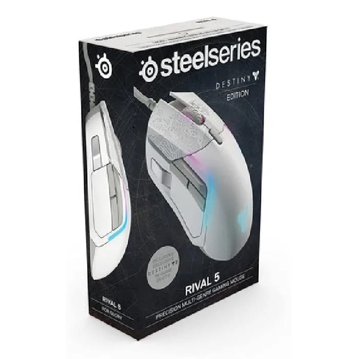 موس گیمینگ SteelSeries مدل Rival 5 طرح بازی Destiny 2 — تصویر ۶
