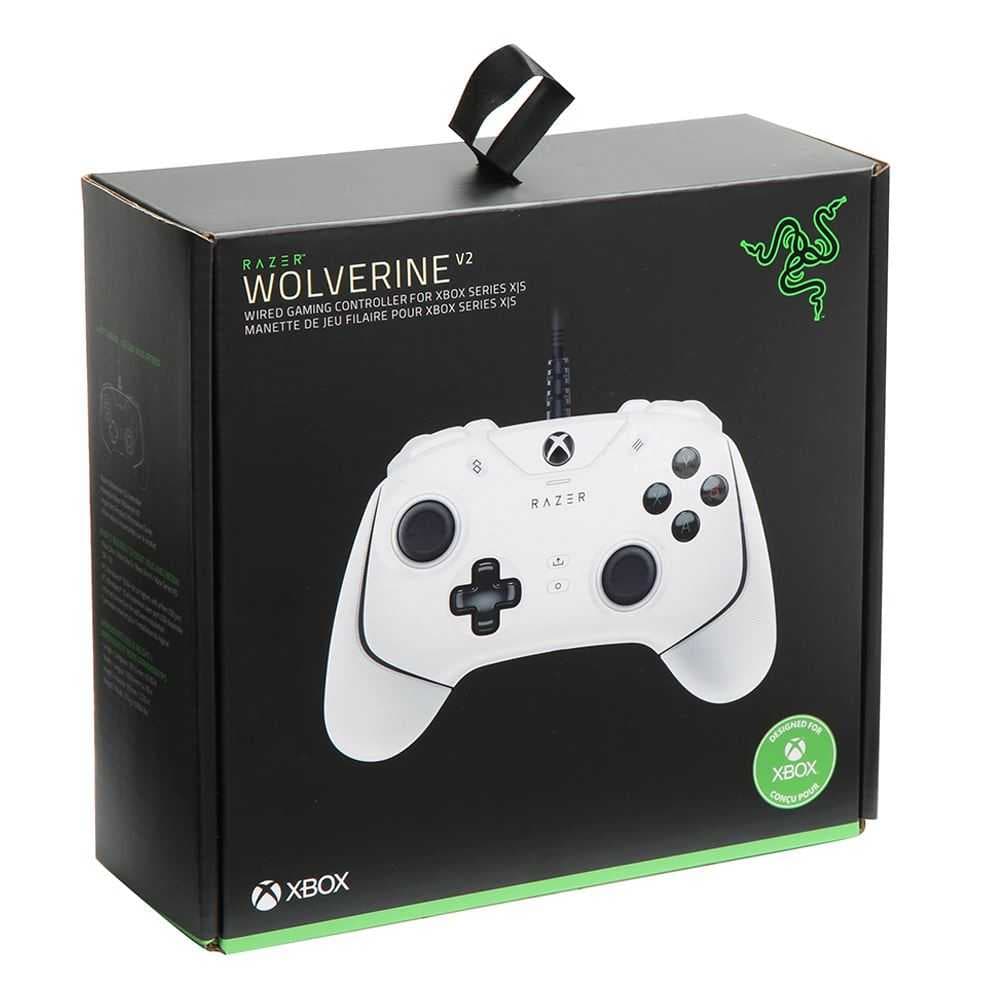 کنترلر Razer سفید مدل Wolverine V2 — تصویر ۵