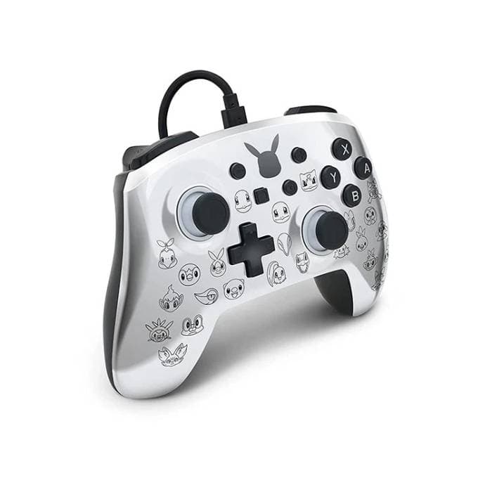 کنترلر PowerA Enhanced Pikachu Black and Silver برای Nintendo Switch — تصویر ۲