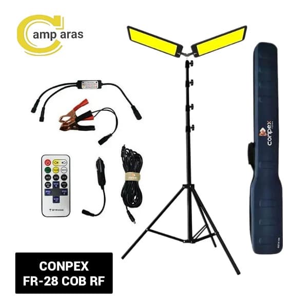 چراغ کمپینگ کانپکس 2 پر مدل FR-28 COB RF ریموت دار