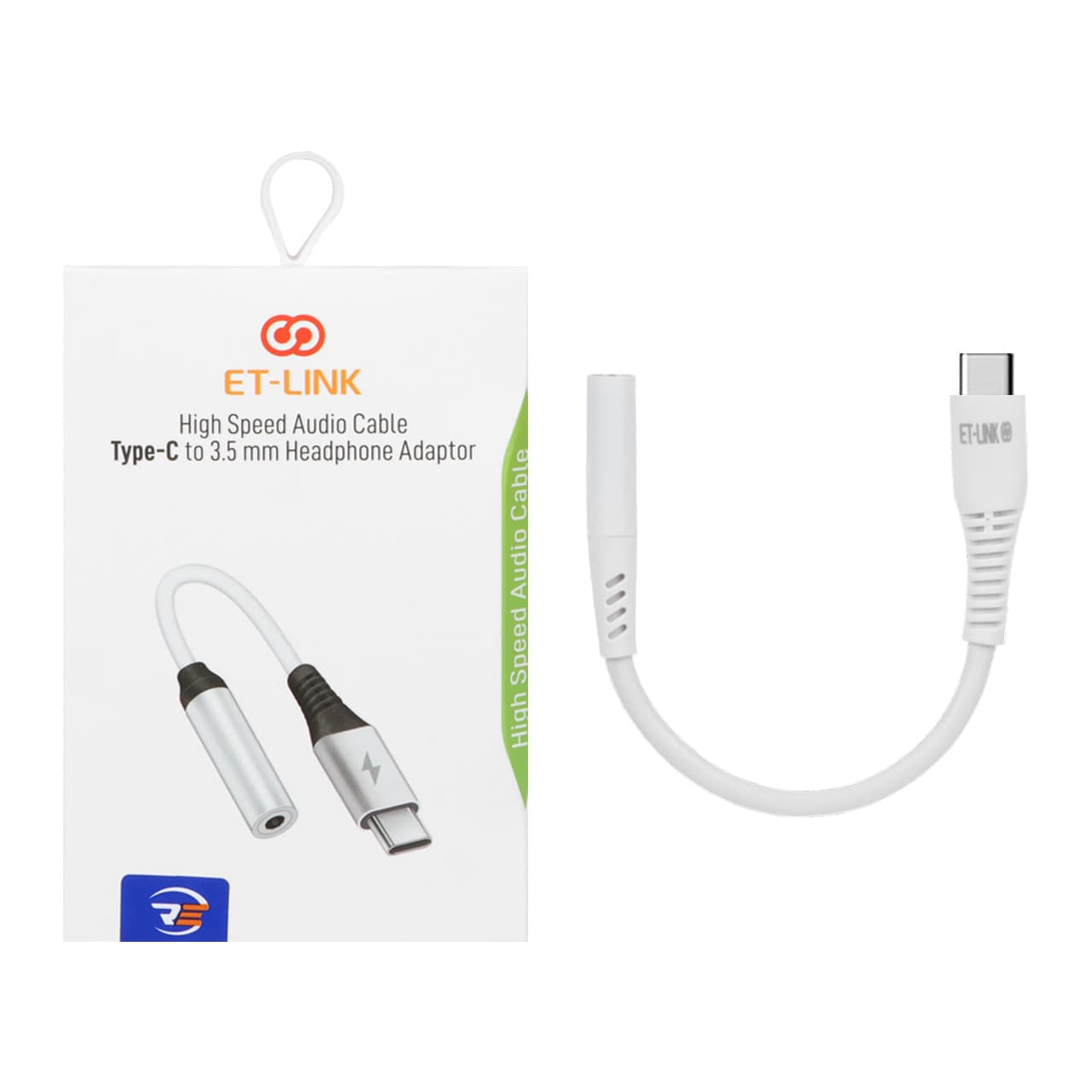 تبدیل ET-LINK AUX TO Type-C مدل ETL009 – سفید