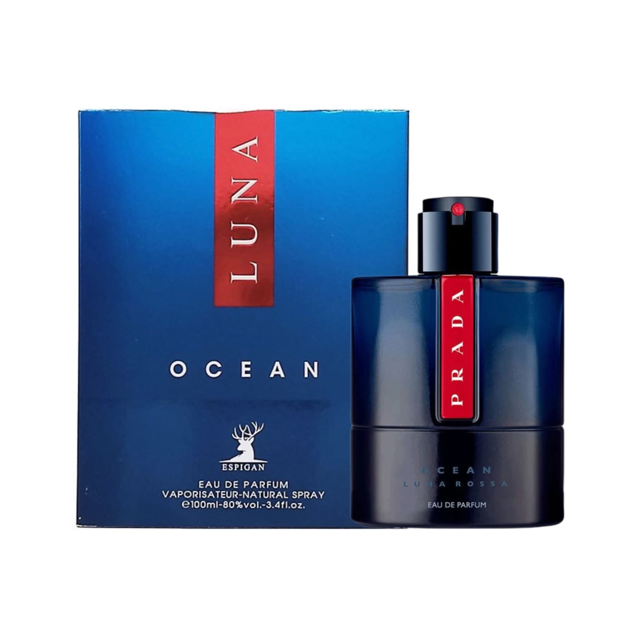 ادکلن مردانه آلتامیر (اسپیگان) مدل پرادا لونا روزا اوشن Luna ocean حجم 100 میلی لیتر