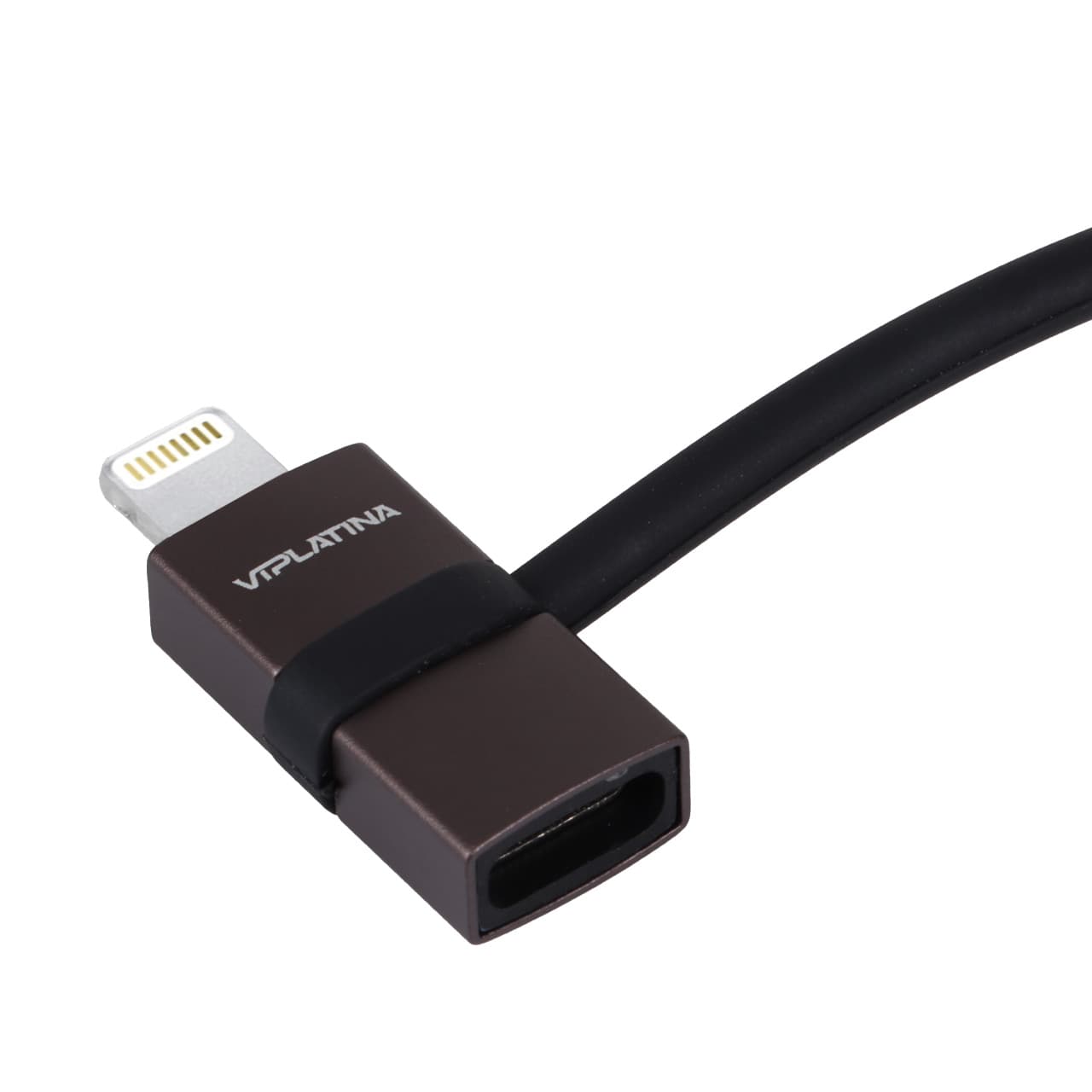 تبدیل VIPLATINA Lightning To USB مدل VX17 27W – مشکی — تصویر ۳