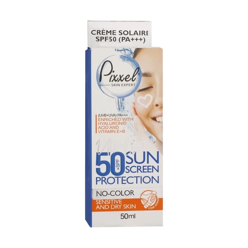 کرم ضدآفتاب بیرنگ پیکسل SPF50 مدل Sensitive، حجم 50 میلیلیتر — تصویر ۴