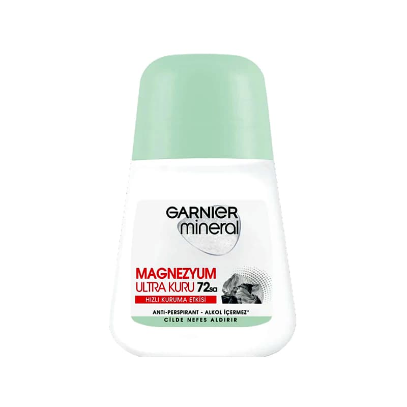 رول دئودورانت 48 ساعته گارنیه مدل MAGNEZYUM ULTRA KURU حجم 50 میل