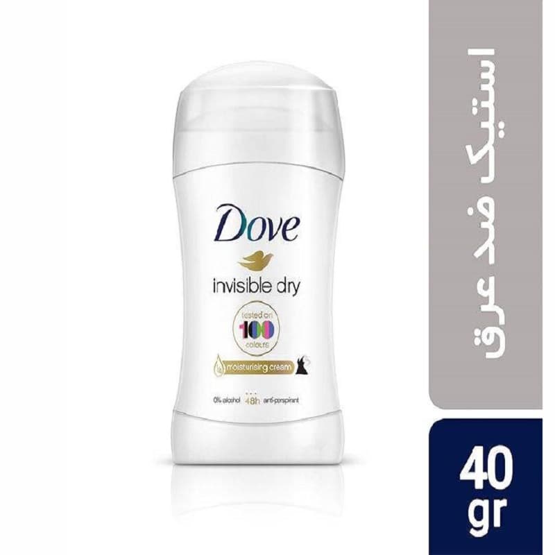 استیک ضد تعریق داو مدل Invisible Dry حجم ۴۰ میلی لیتر — تصویر ۵