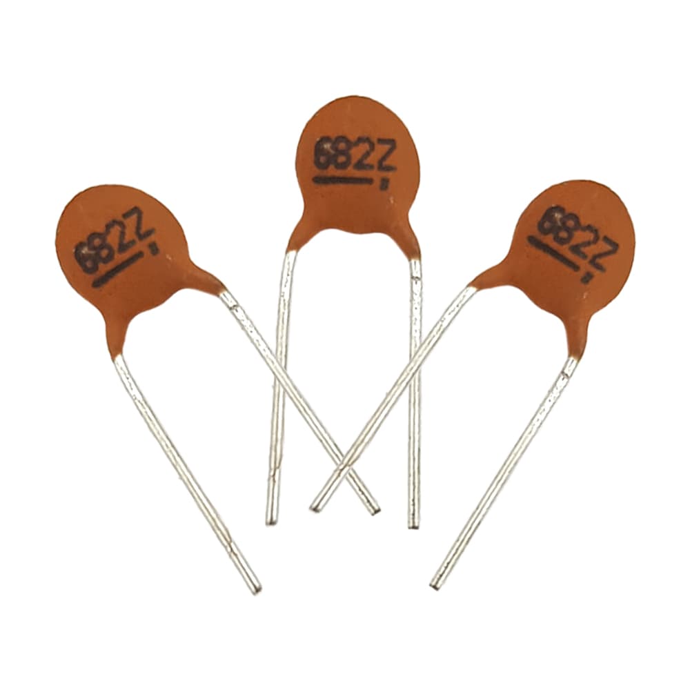 خازن عدسی مدل CZ5V682Z1H06DS210 ظرفیت 6.8nF 50V بسته ۱۰۰۰ عددی